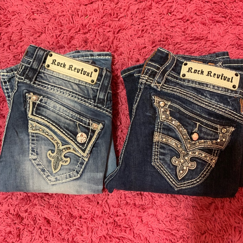 Rock Revival Jeans 2 for $140